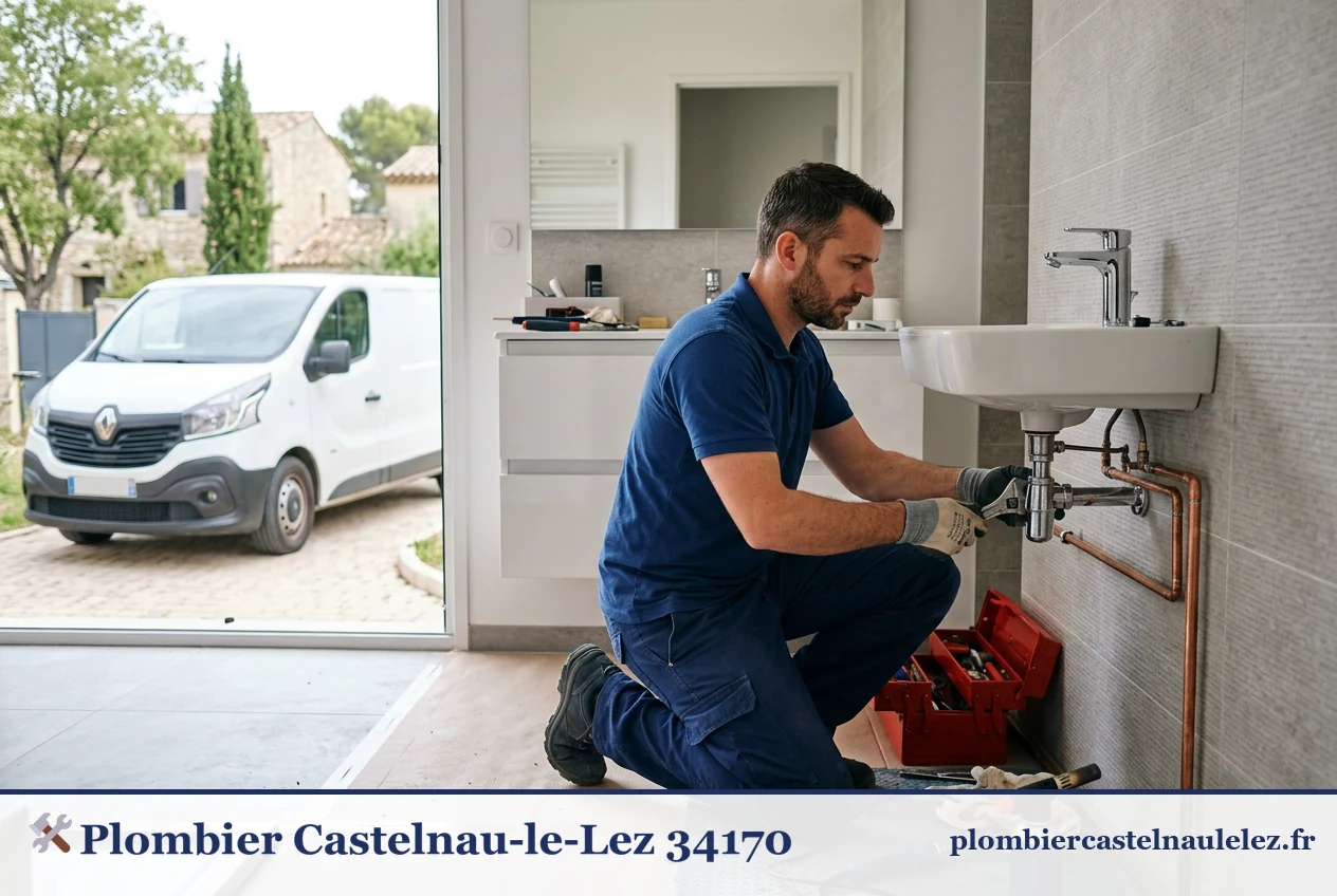 Équipement de plomberie pour une urgence à Castelnau-le-Lez